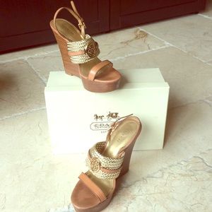 Beautiful Coach Wedge Sandals